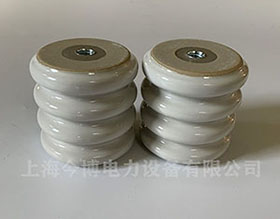 WX-01電車絕緣子70*70mm低壓電瓷75mm*75mm行（háng）車瓷柱M10內絲m12
