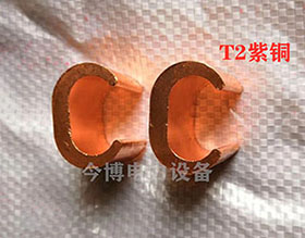 C型線夾T2紫銅CCT10-700銅線夾卡中間銅連接頭電線電纜（lǎn）分支接頭