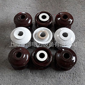 ED-4蝶式絕緣子ED-1、ED-2、ED-3低壓碟式絕緣子（zǐ）棕色瓷瓶