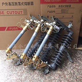 HRW12-10/100a~200a戶外高壓跌落式熔斷器10kv~12kv令（lìng）克保險開關